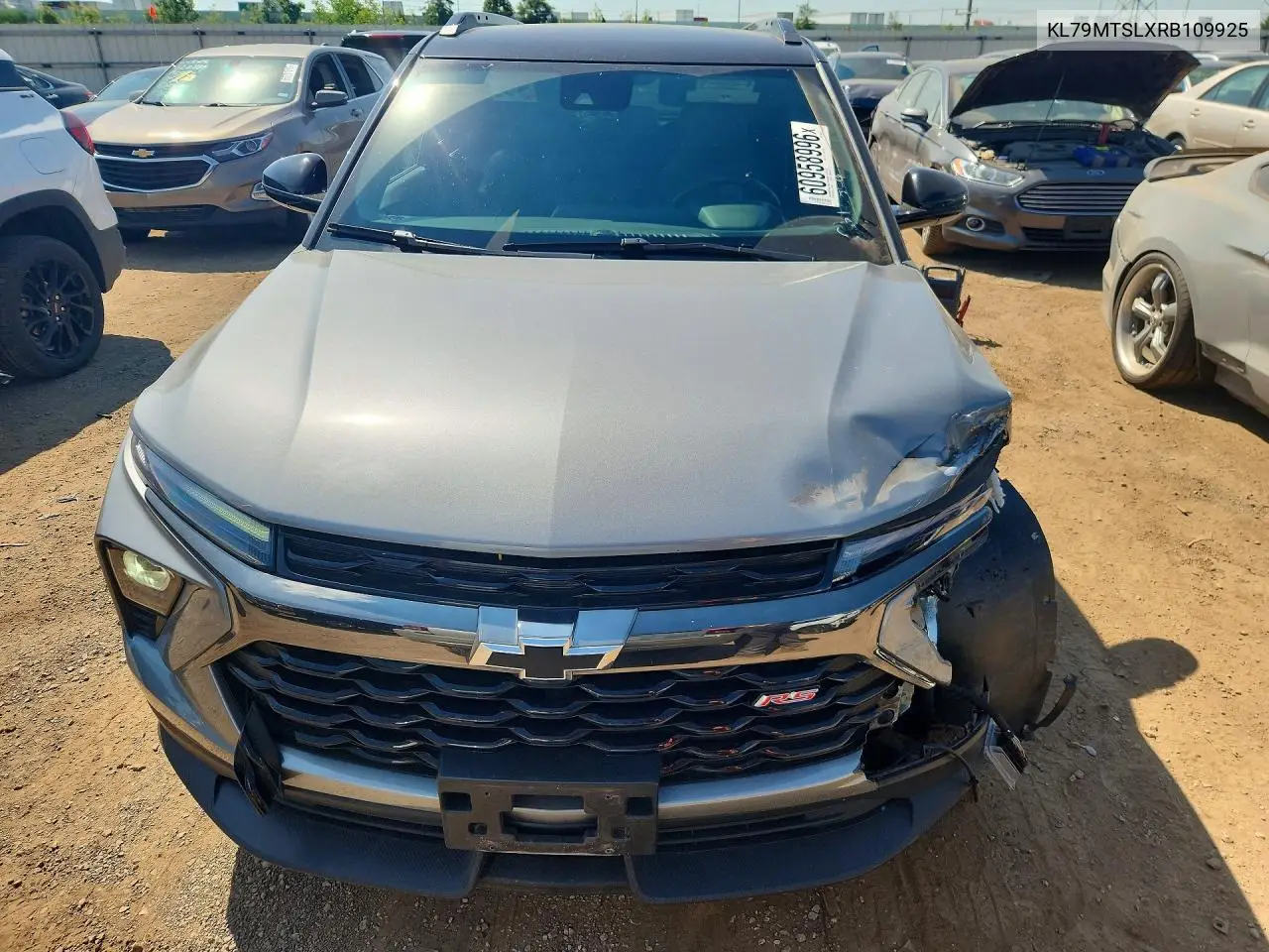 2024 Chevrolet Trailblazer Rs VIN: KL79MTSLXRB109925 Lot: 60958996