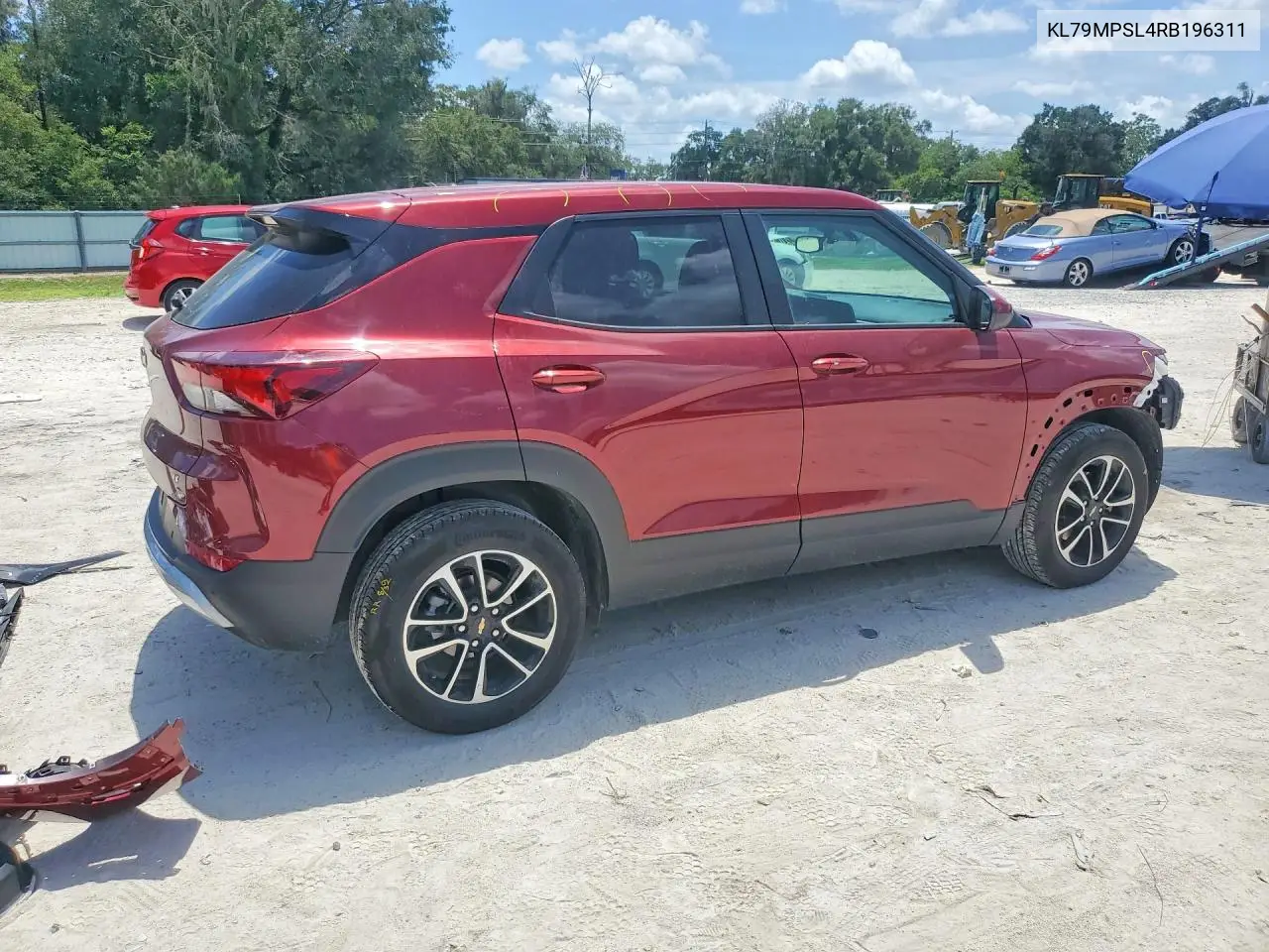 2024 Chevrolet Trailblazer Lt VIN: KL79MPSL4RB196311 Lot: 62113606