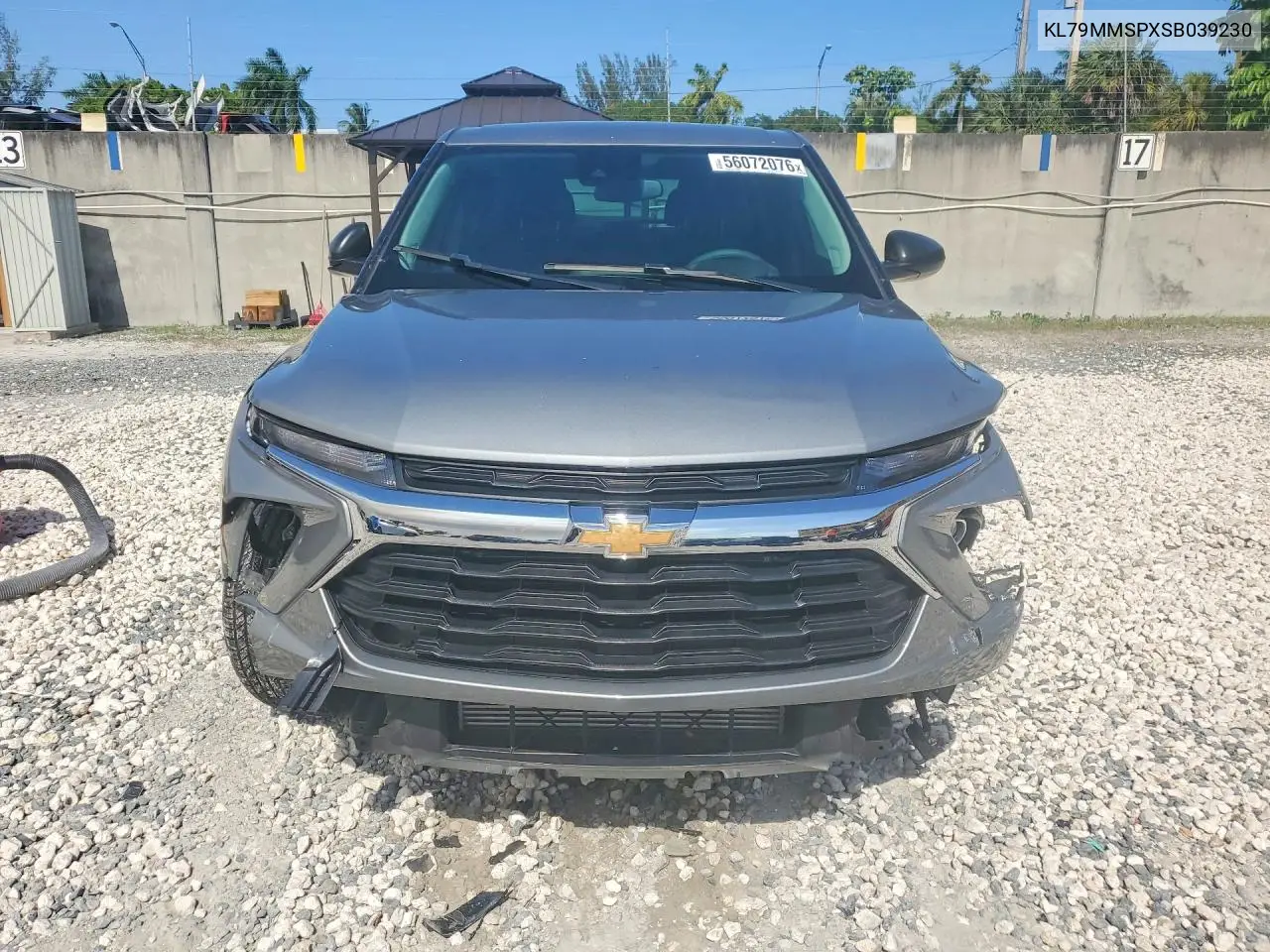 2025 Chevrolet Trailblazer Ls VIN: KL79MMSPXSB039230 Lot: 56072076