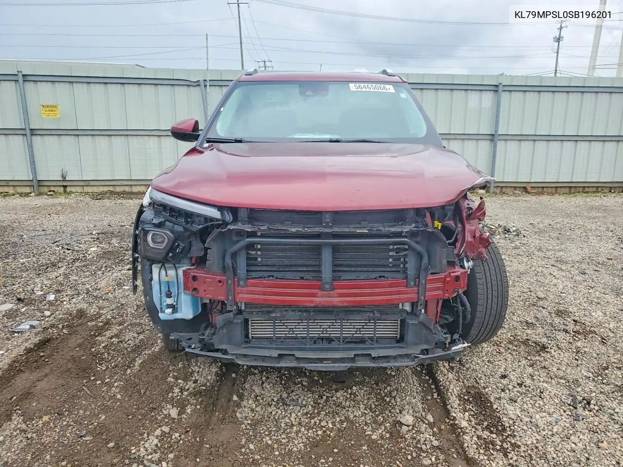 2025 Chevrolet Trailblazer Lt VIN: KL79MPSL0SB196201 Lot: 56465066