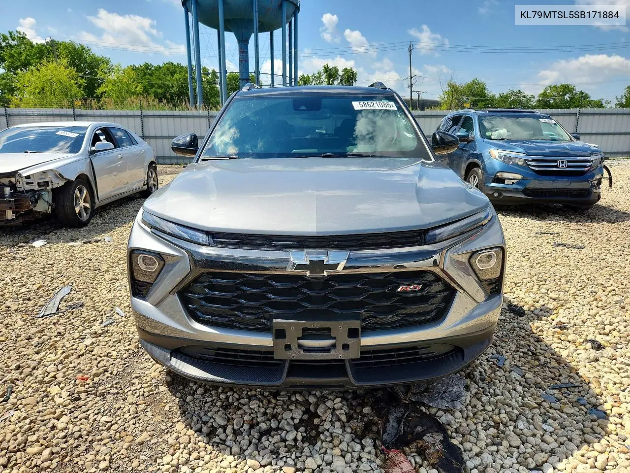 2025 Chevrolet Trailblazer Rs VIN: KL79MTSL5SB171884 Lot: 58621086