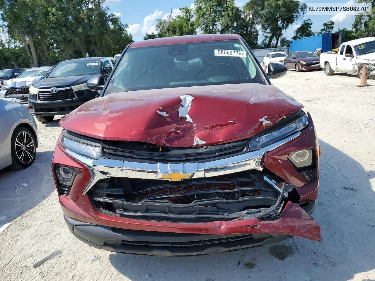2025 Chevrolet Trailb Ls/ VIN: KL79MMSP7SB082701 Lot: 58660776