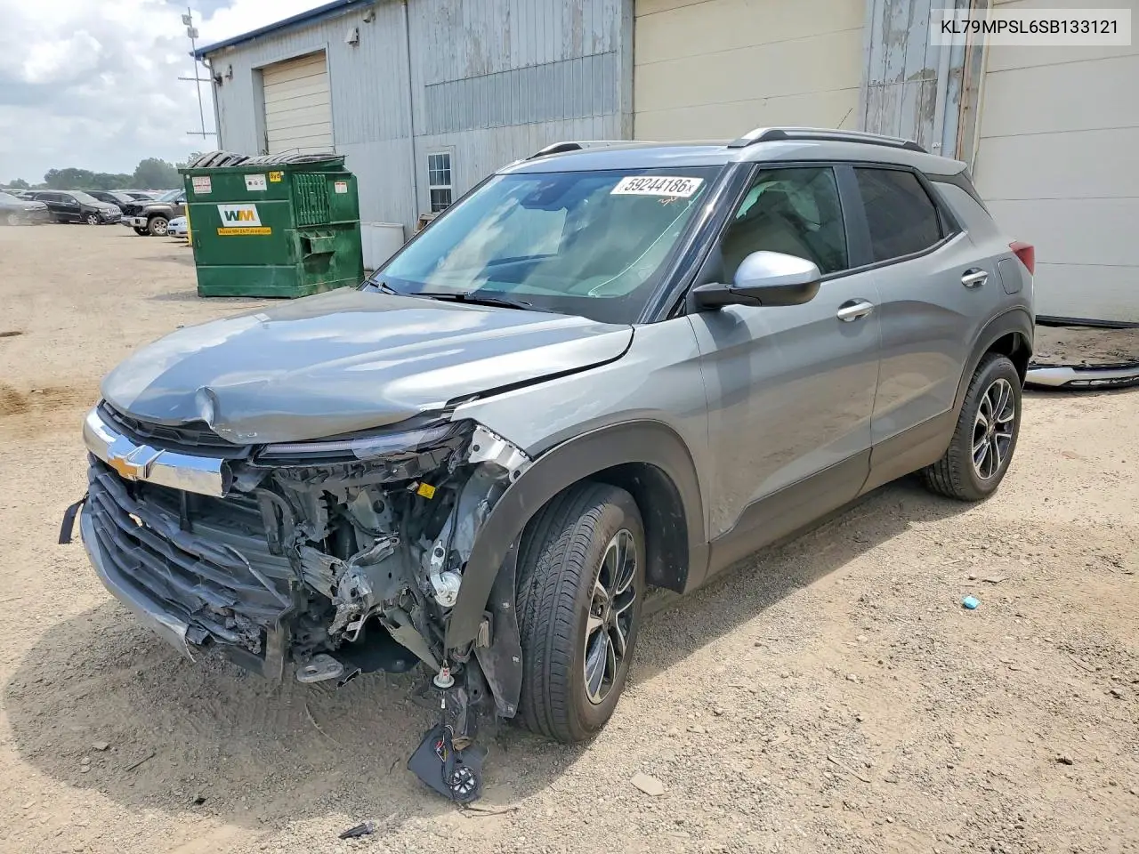 2025 Chevrolet Trailblazer Lt VIN: KL79MPSL6SB133121 Lot: 59244186