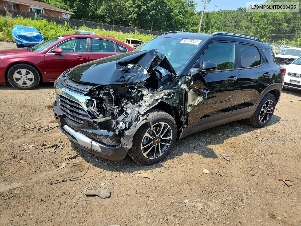 2026 Chevrolet Trailblazer Lt VIN: KL79MPSL4TB033455 Lot: 60776106