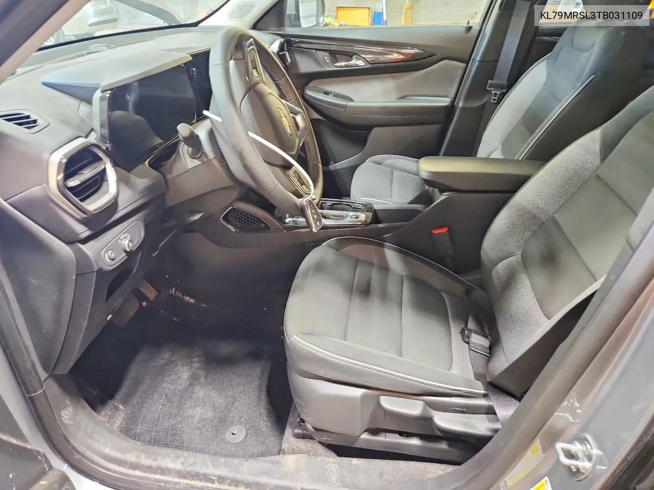 2026 Chevrolet Trailblazer Lt VIN: KL79MRSL3TB031109 Lot: 61119926
