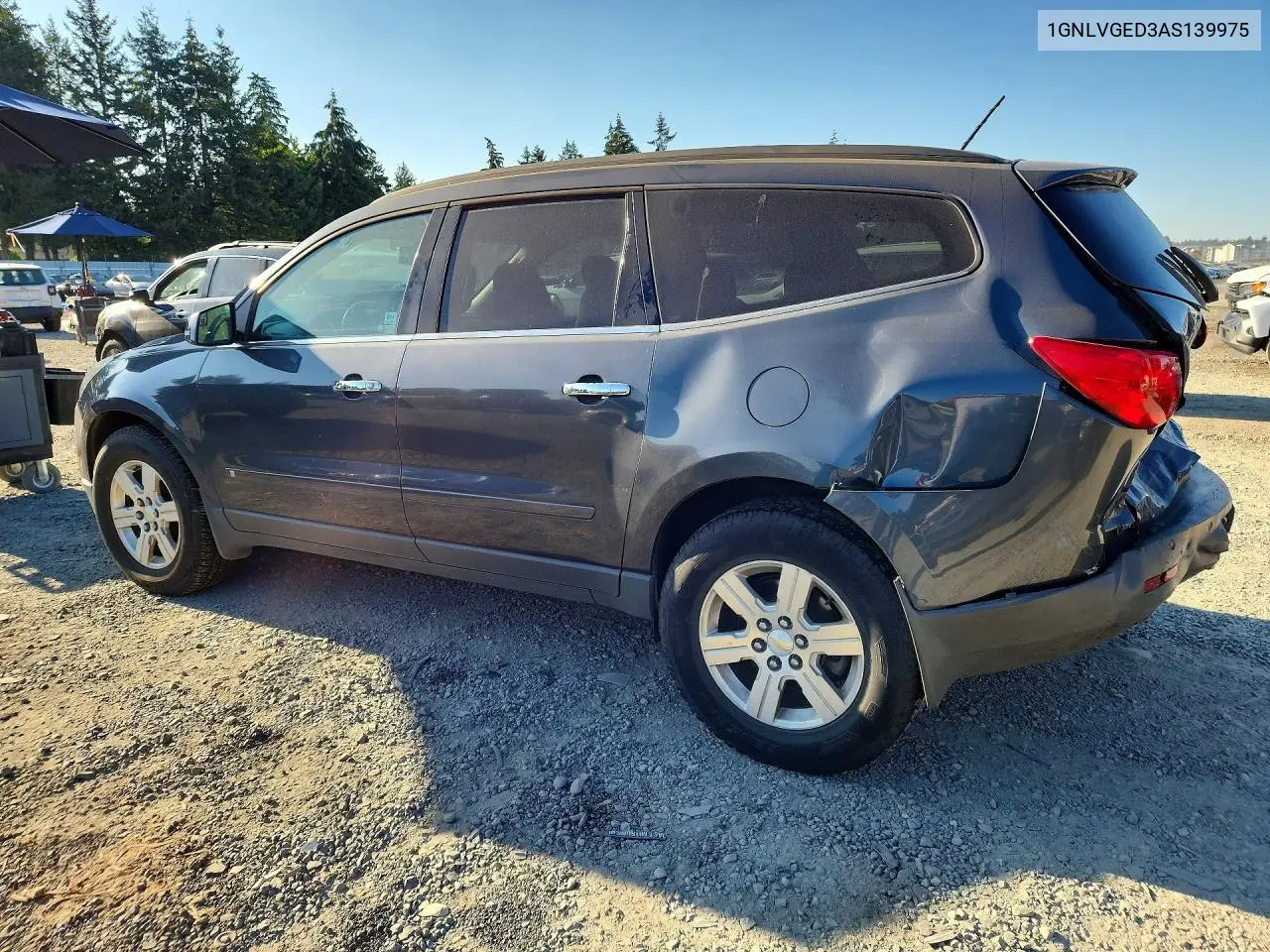 2010 Chevrolet Traverse Lt VIN: 1GNLVGED3AS139975 Lot: 60608076