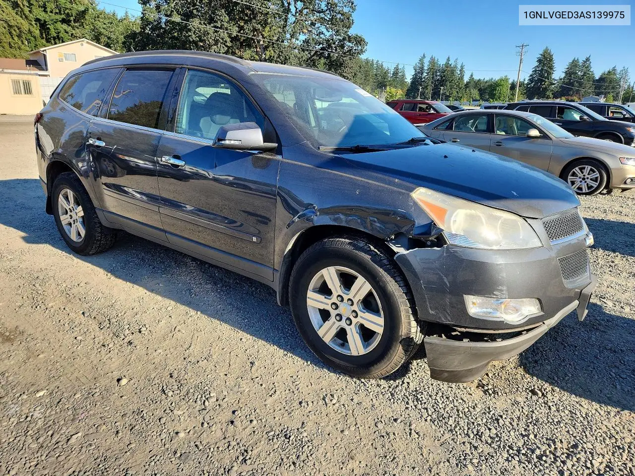 2010 Chevrolet Traverse Lt VIN: 1GNLVGED3AS139975 Lot: 60608076