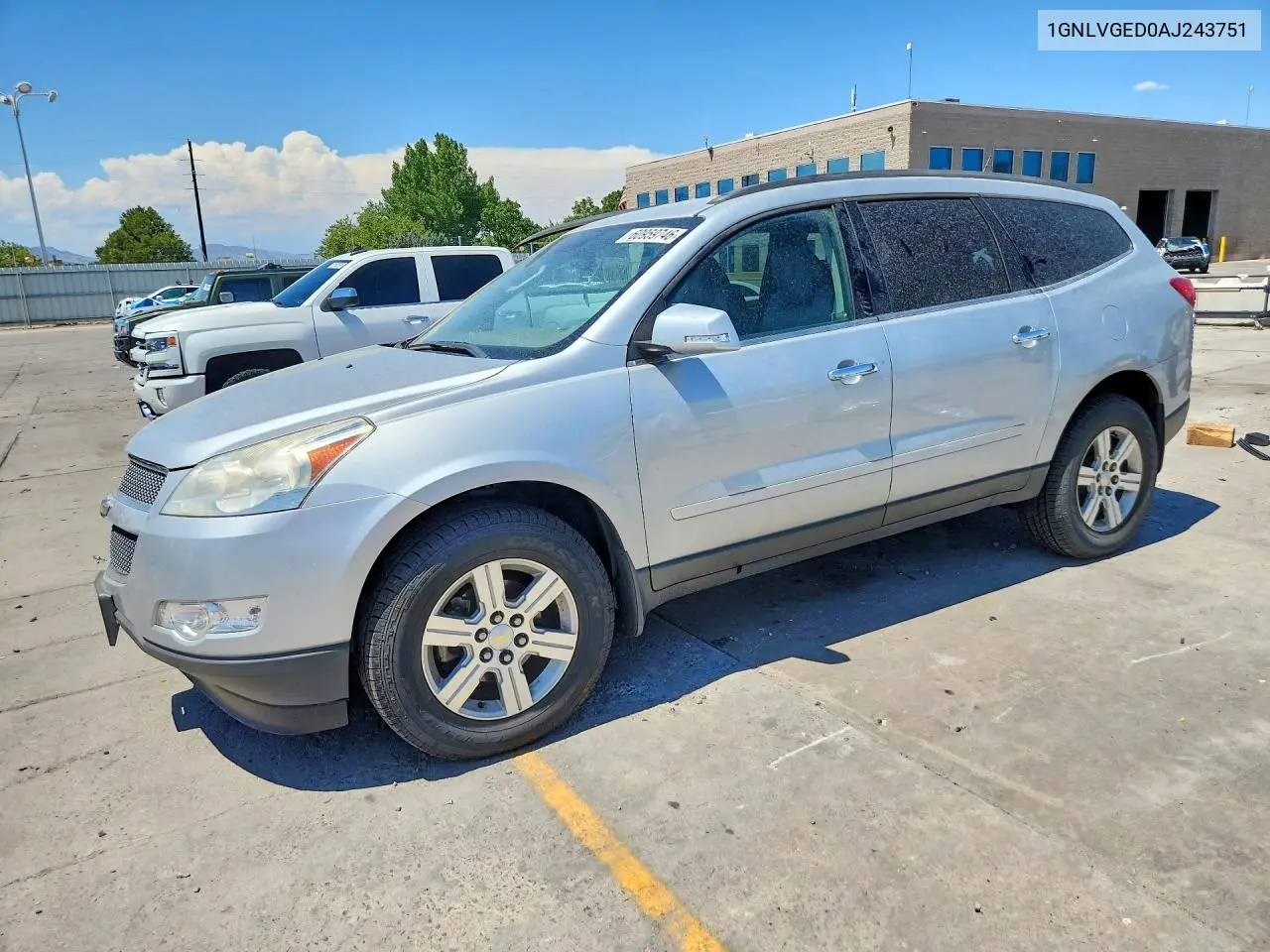 2010 Chevrolet Traverse Lt VIN: 1GNLVGED0AJ243751 Lot: 60959746