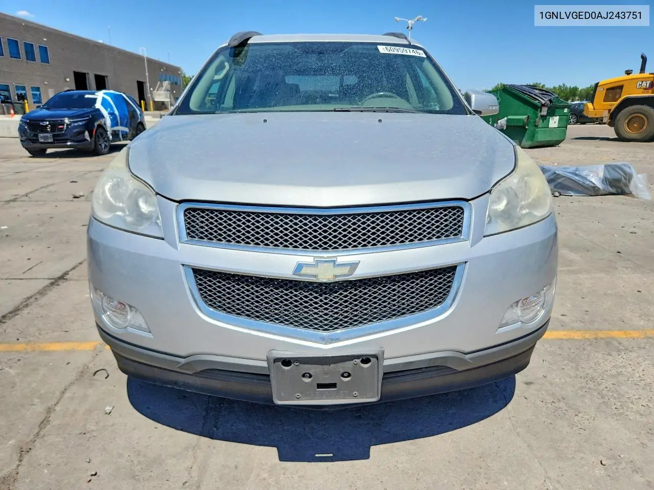 2010 Chevrolet Traverse Lt VIN: 1GNLVGED0AJ243751 Lot: 60959746
