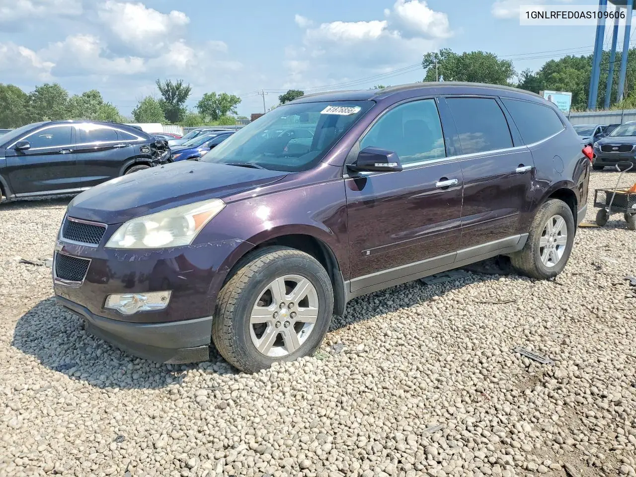 2010 Chevrolet Traverse Lt VIN: 1GNLRFED0AS109606 Lot: 61876856