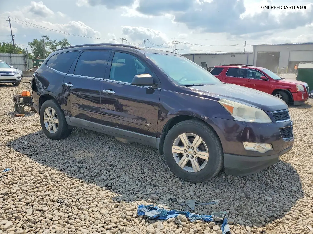 2010 Chevrolet Traverse Lt VIN: 1GNLRFED0AS109606 Lot: 61876856