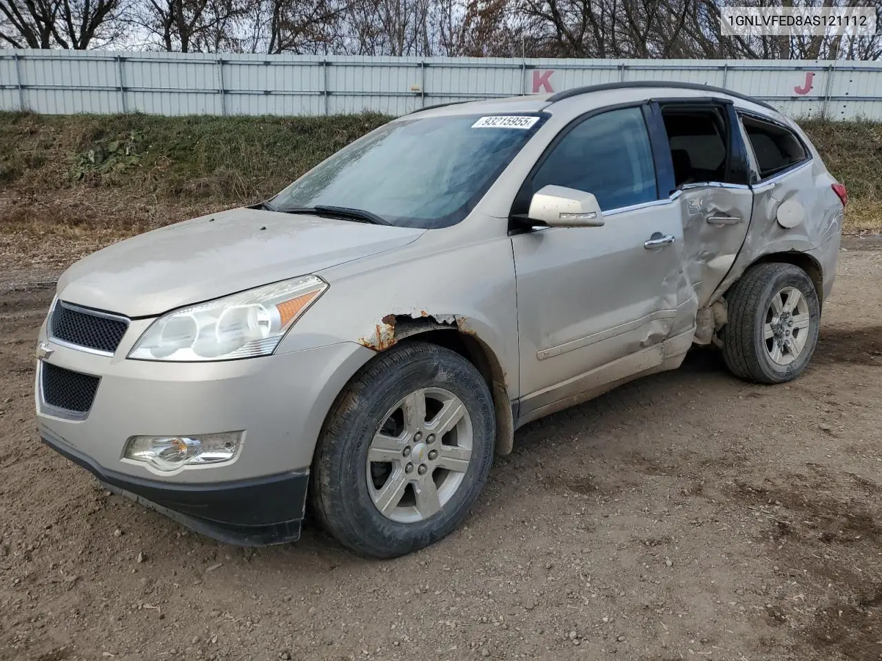 1GNLVFED8AS121112 2010 Chevrolet Traverse Lt