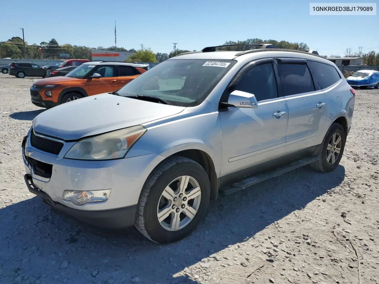1GNKRGED3BJ179089 2011 Chevrolet Traverse Lt