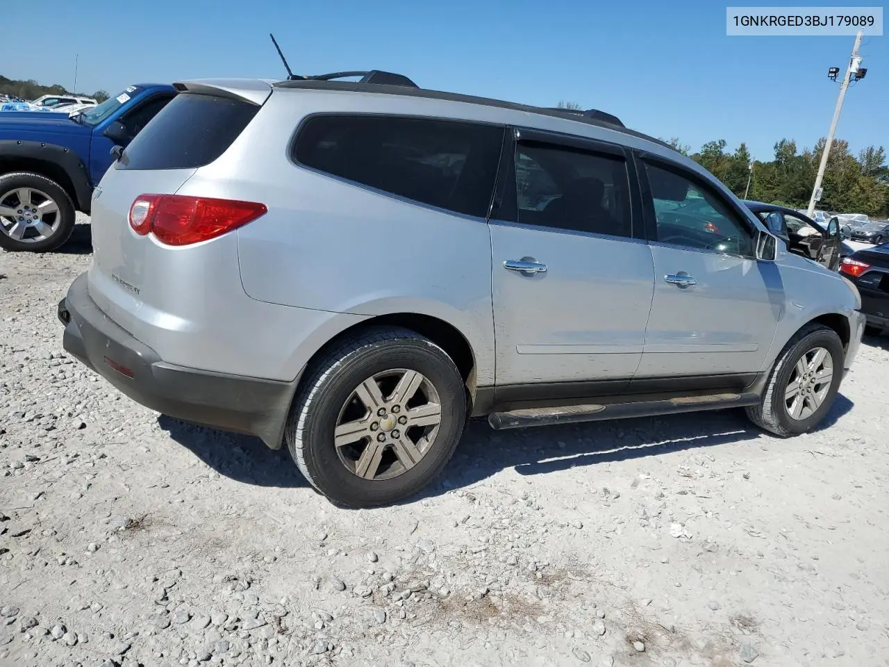 1GNKRGED3BJ179089 2011 Chevrolet Traverse Lt