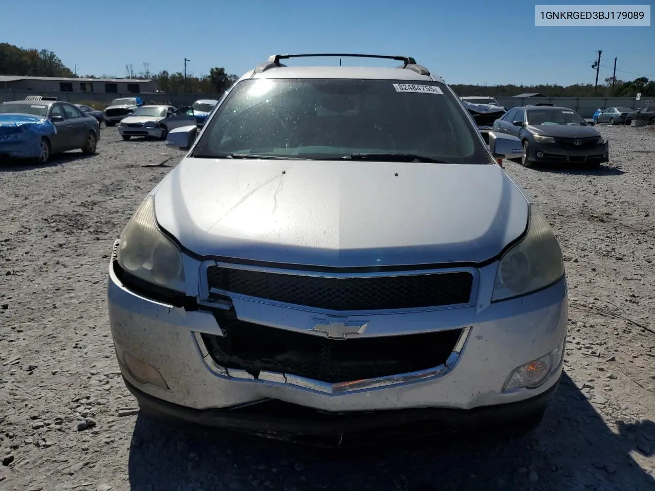 1GNKRGED3BJ179089 2011 Chevrolet Traverse Lt