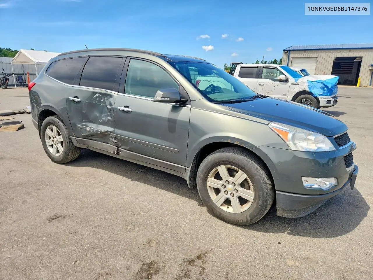 2011 Chevrolet Traverse Lt VIN: 1GNKVGED6BJ147376 Lot: 61307026