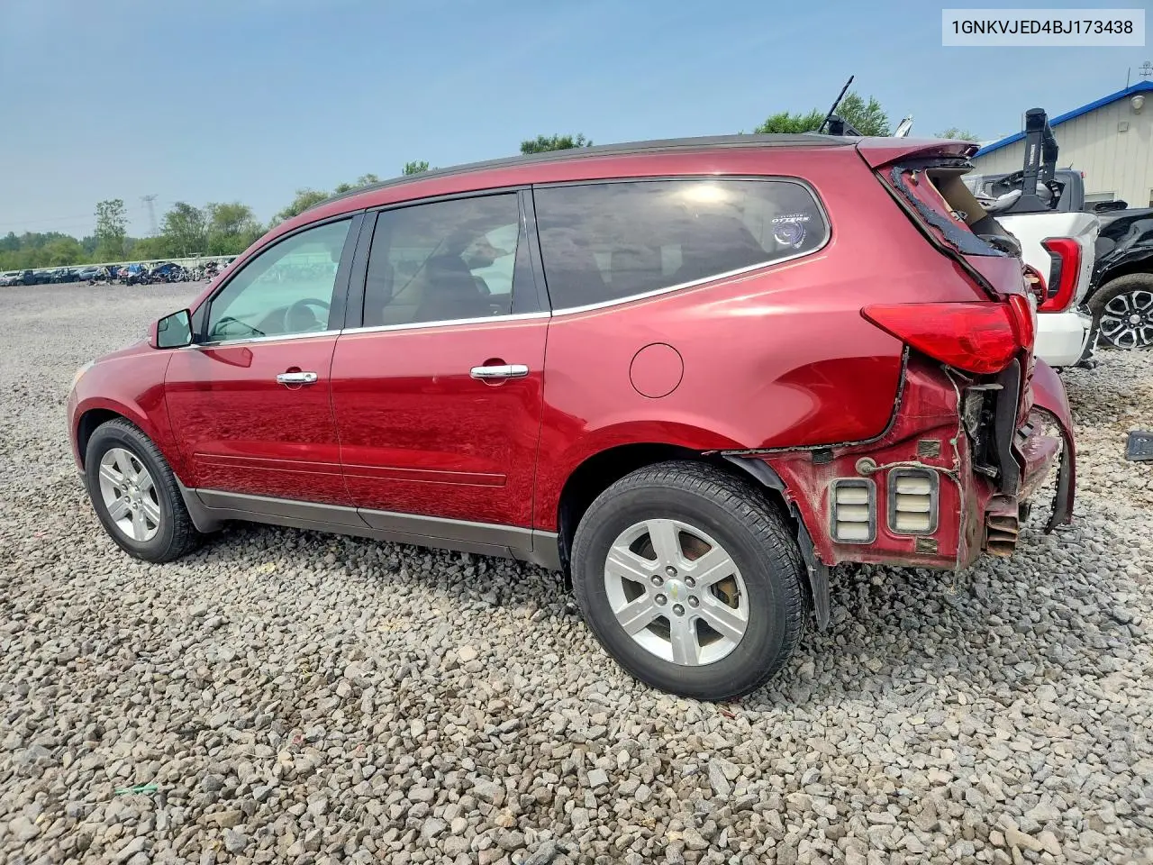 2011 Chevrolet Traverse Lt VIN: 1GNKVJED4BJ173438 Lot: 61592136
