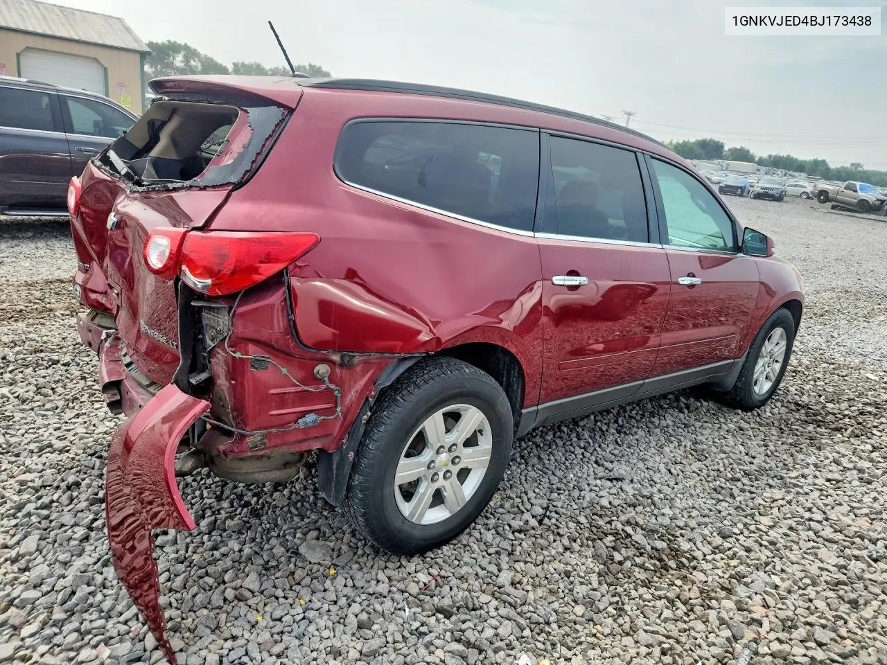 2011 Chevrolet Traverse Lt VIN: 1GNKVJED4BJ173438 Lot: 61592136