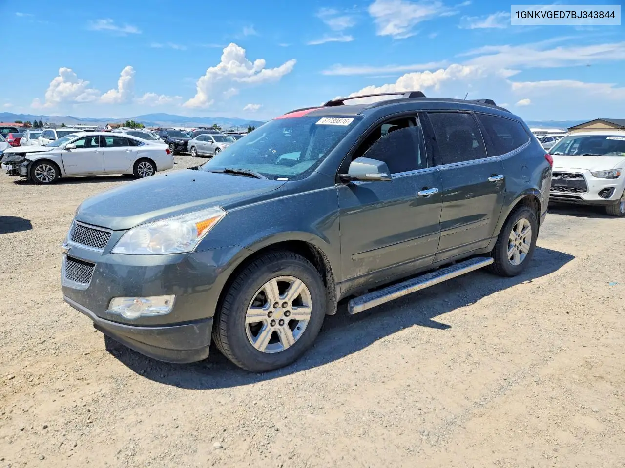 2011 Chevrolet Traverse Lt VIN: 1GNKVGED7BJ343844 Lot: 61789876