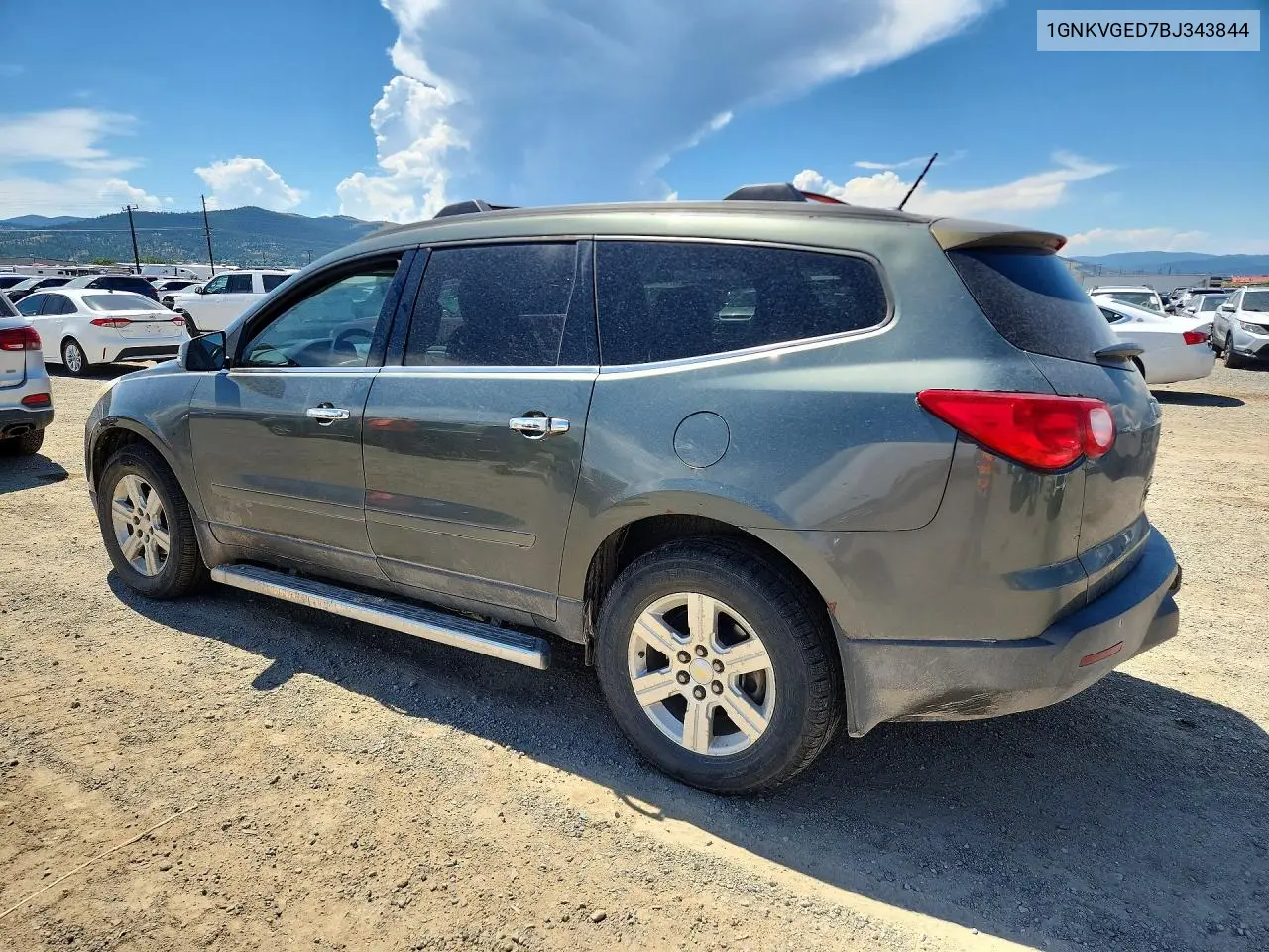 2011 Chevrolet Traverse Lt VIN: 1GNKVGED7BJ343844 Lot: 61789876