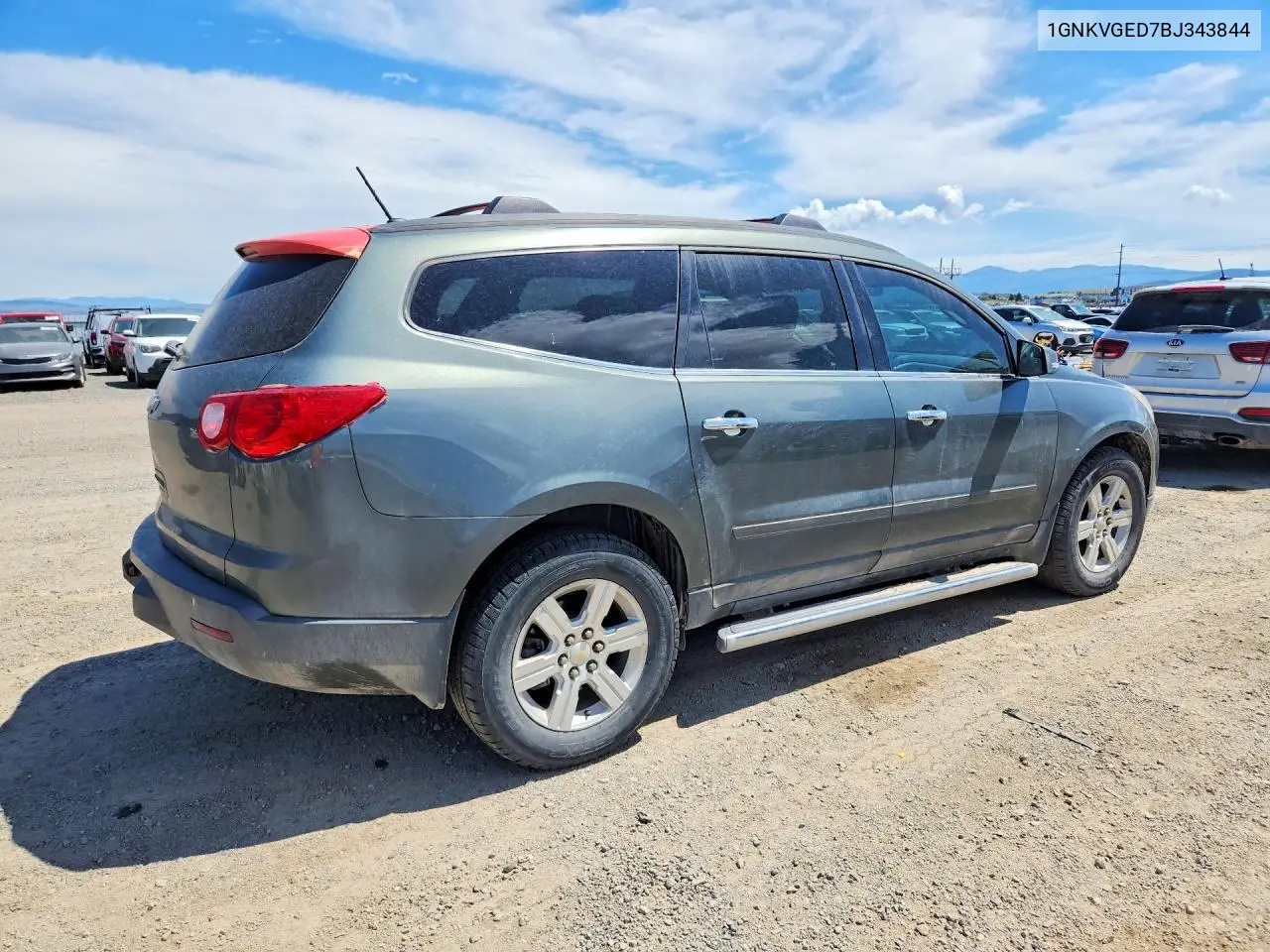2011 Chevrolet Traverse Lt VIN: 1GNKVGED7BJ343844 Lot: 61789876