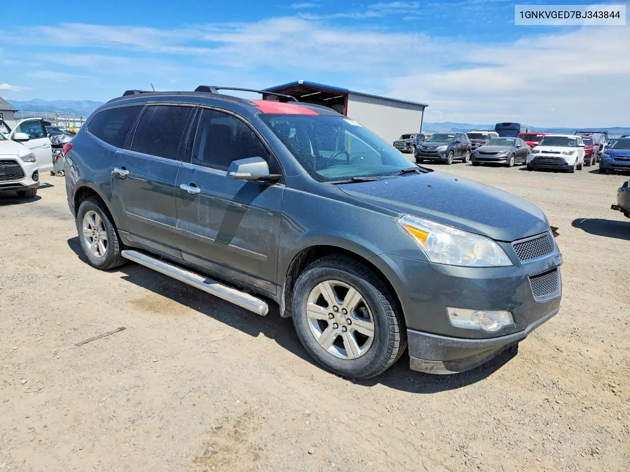 2011 Chevrolet Traverse Lt VIN: 1GNKVGED7BJ343844 Lot: 61789876