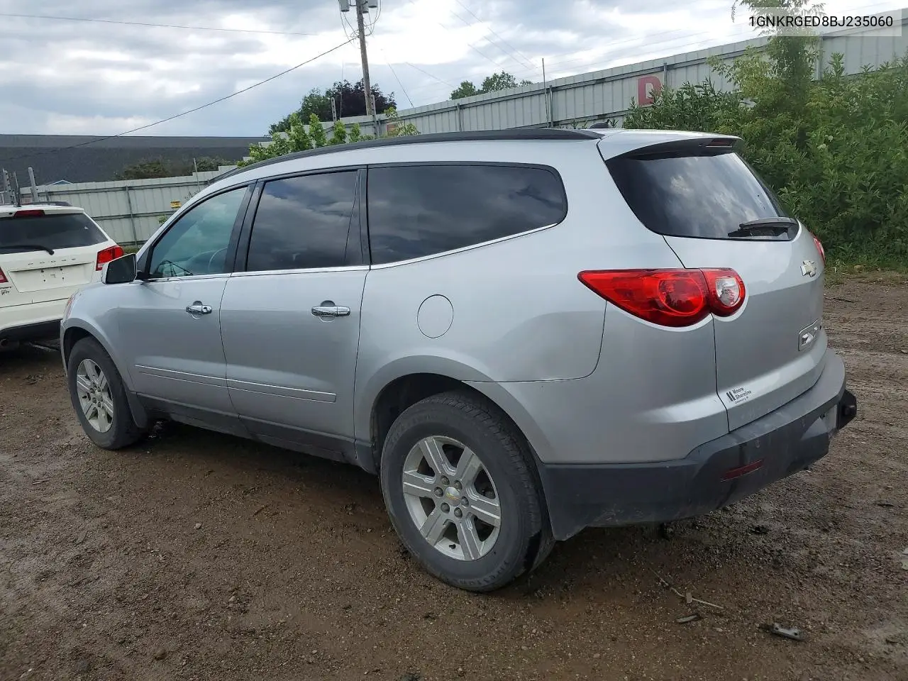 2011 Chevrolet Traverse Lt VIN: 1GNKRGED8BJ235060 Lot: 61947656