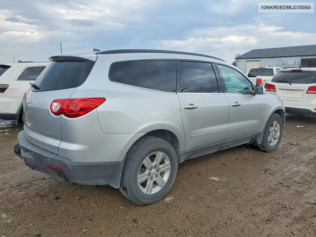 2011 Chevrolet Traverse Lt VIN: 1GNKRGED8BJ235060 Lot: 61947656
