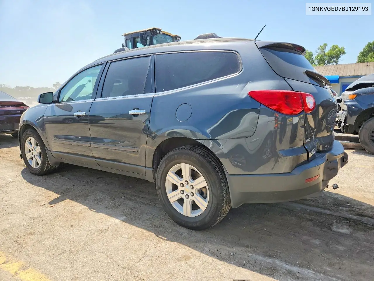 2011 Chevrolet Traverse Lt VIN: 1GNKVGED7BJ129193 Lot: 61957116