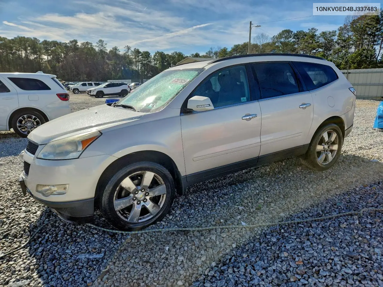 1GNKVGED4BJ337483 2011 Chevrolet Traverse Lt