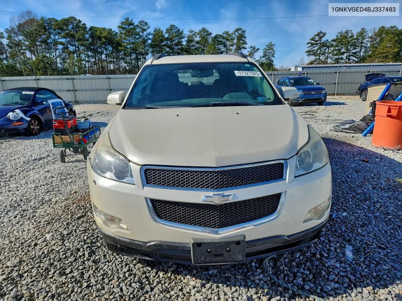 1GNKVGED4BJ337483 2011 Chevrolet Traverse Lt