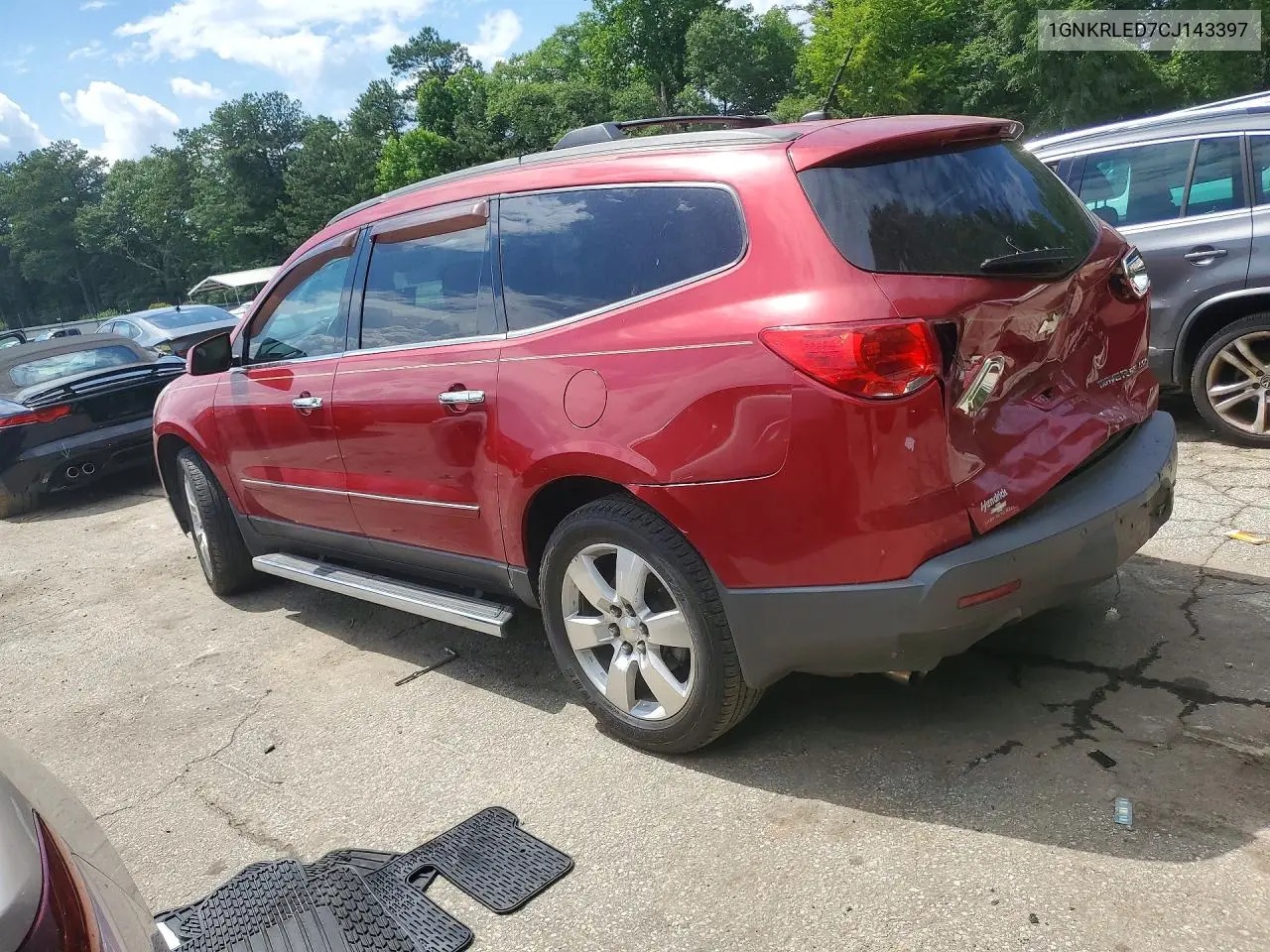 2012 Chevrolet Traverse Ltz VIN: 1GNKRLED7CJ143397 Lot: 56559156
