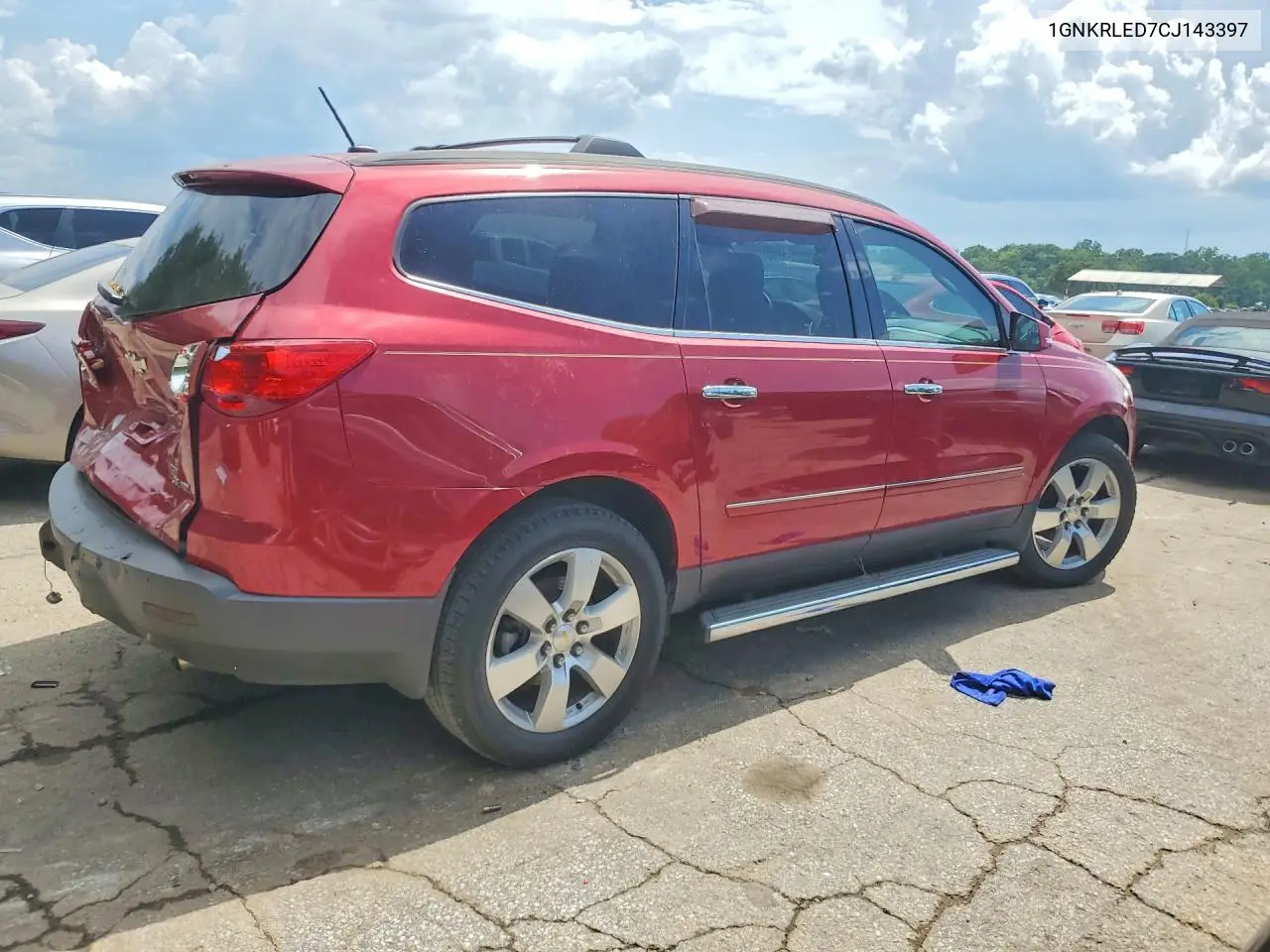2012 Chevrolet Traverse Ltz VIN: 1GNKRLED7CJ143397 Lot: 56559156