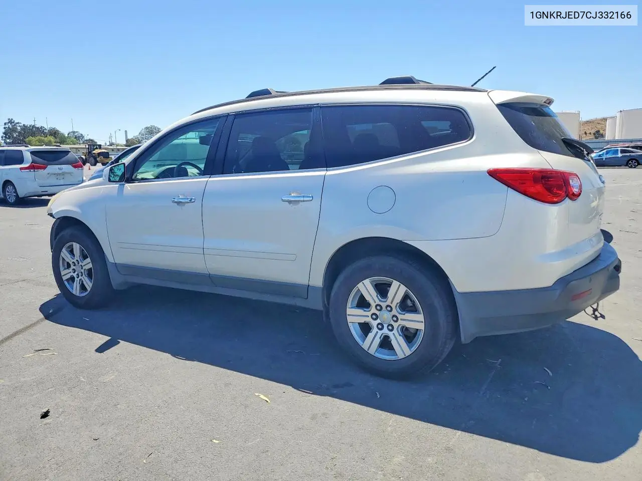2012 Chevrolet Traverse Lt VIN: 1GNKRJED7CJ332166 Lot: 61663286