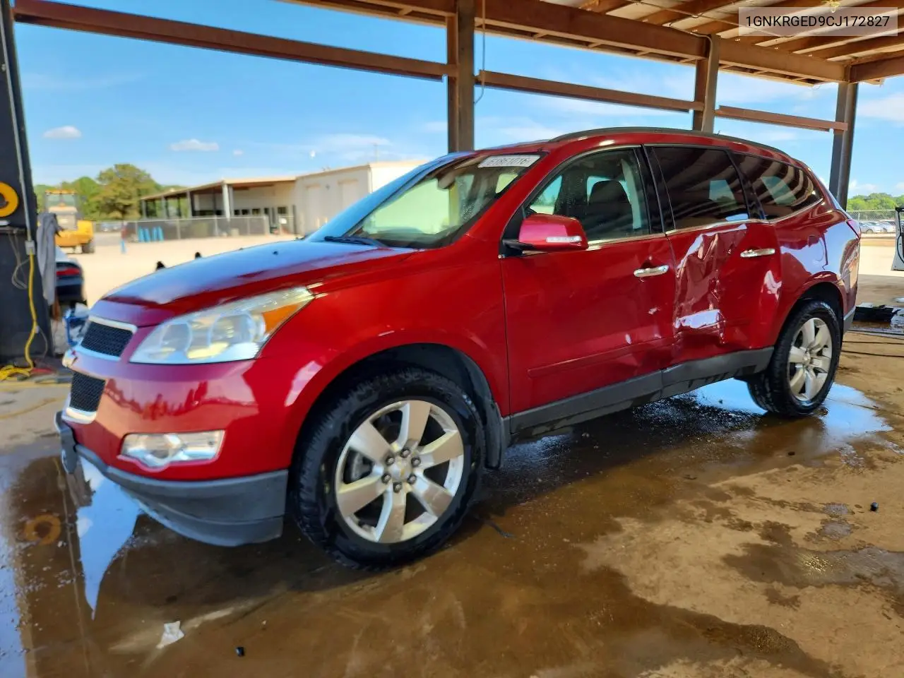 2012 Chevrolet Traverse Lt VIN: 1GNKRGED9CJ172827 Lot: 61861016