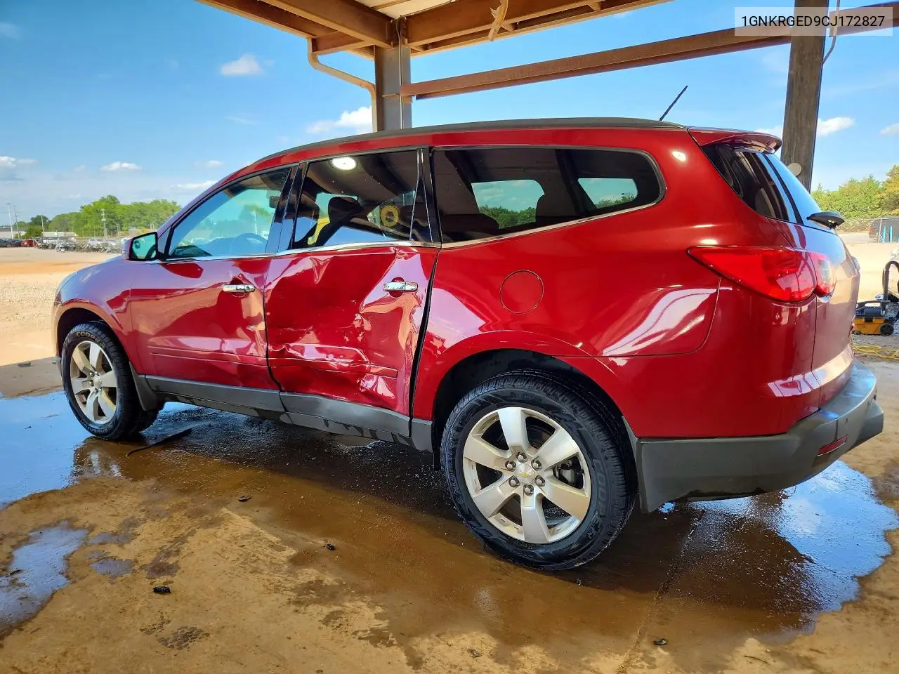2012 Chevrolet Traverse Lt VIN: 1GNKRGED9CJ172827 Lot: 61861016