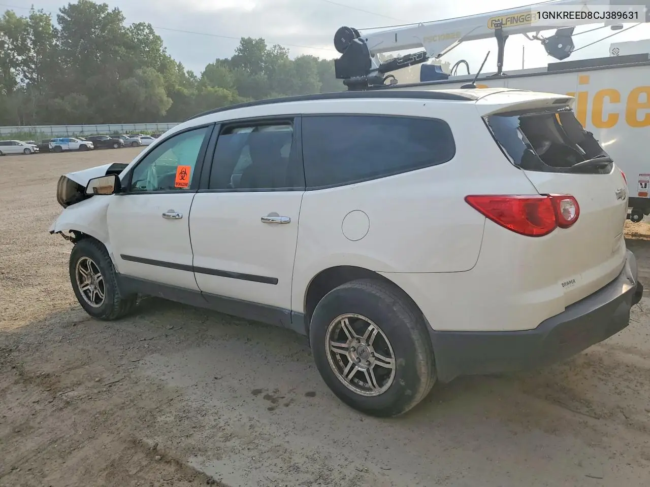 2012 Chevrolet Traverse Ls VIN: 1GNKREED8CJ389631 Lot: 61863476