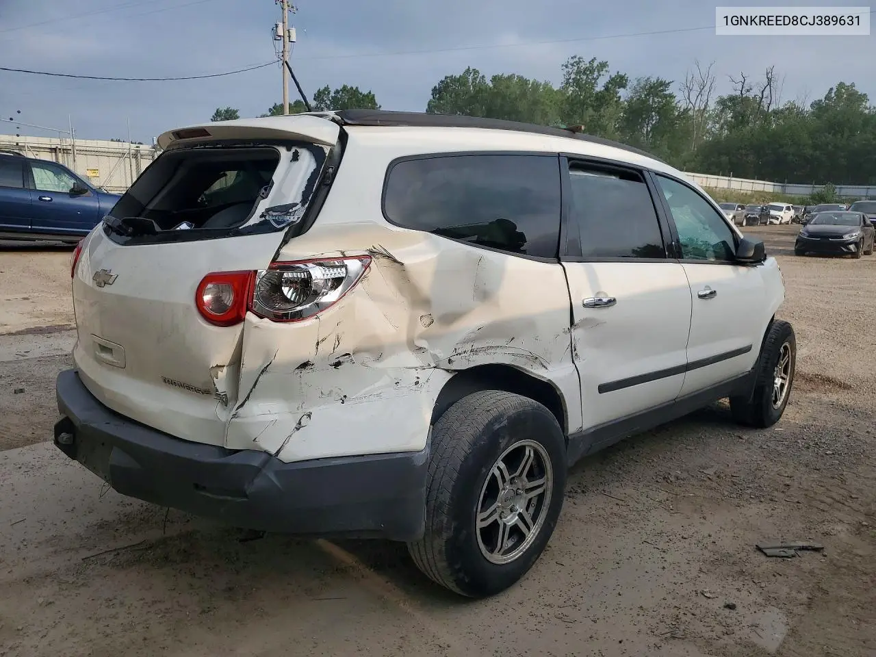 2012 Chevrolet Traverse Ls VIN: 1GNKREED8CJ389631 Lot: 61863476