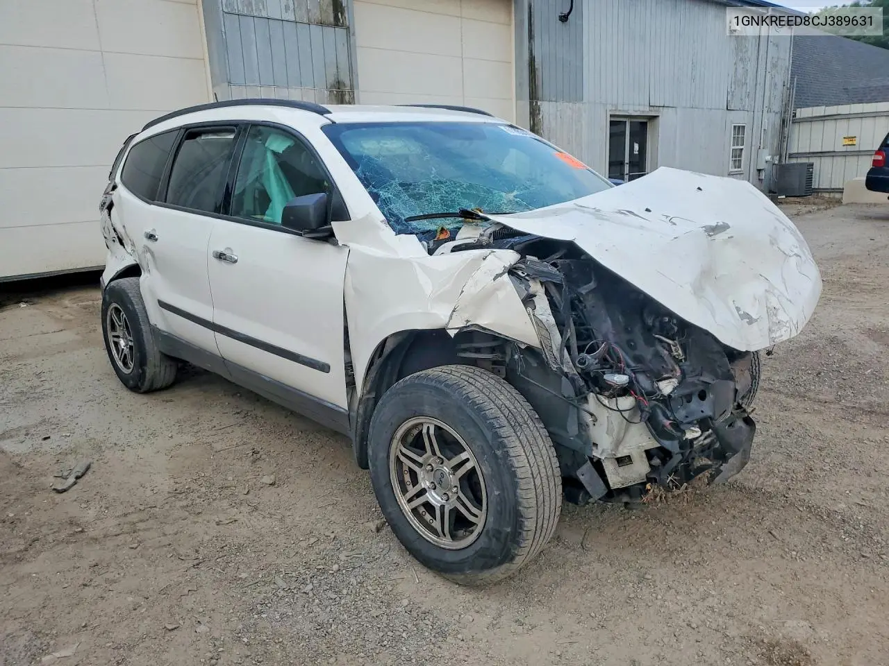2012 Chevrolet Traverse Ls VIN: 1GNKREED8CJ389631 Lot: 61863476