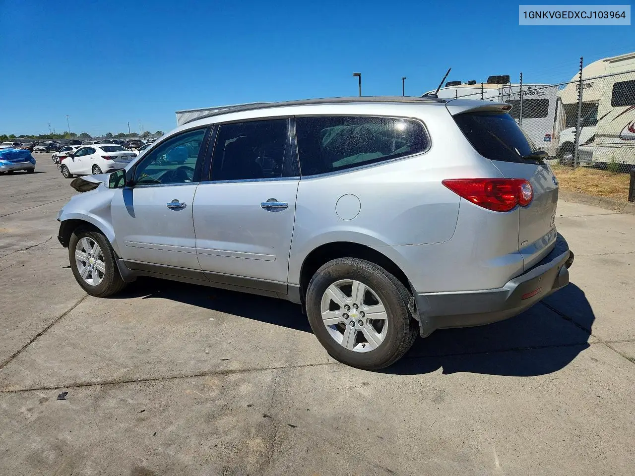 2012 Chevrolet Traverse Lt VIN: 1GNKVGEDXCJ103964 Lot: 61989346
