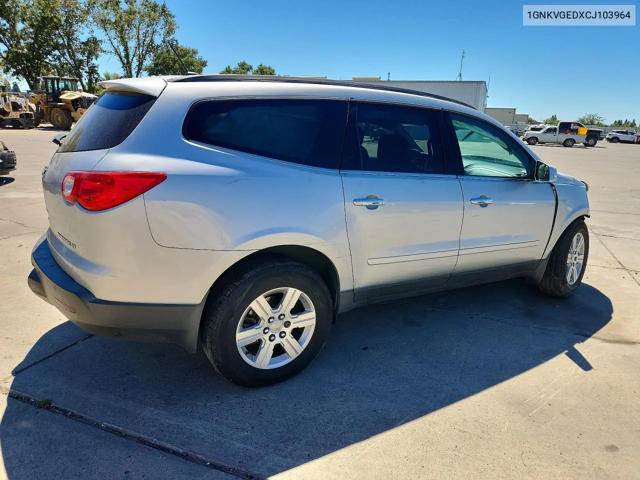 2012 Chevrolet Traverse Lt VIN: 1GNKVGEDXCJ103964 Lot: 61989346
