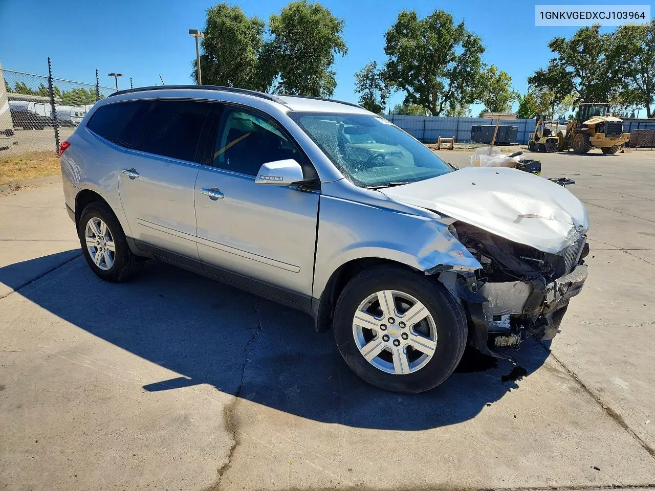 2012 Chevrolet Traverse Lt VIN: 1GNKVGEDXCJ103964 Lot: 61989346