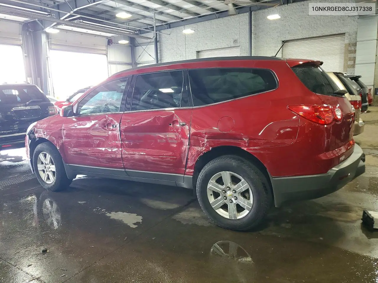 2012 Chevrolet Traverse Lt VIN: 1GNKRGED8CJ317338 Lot: 62038476