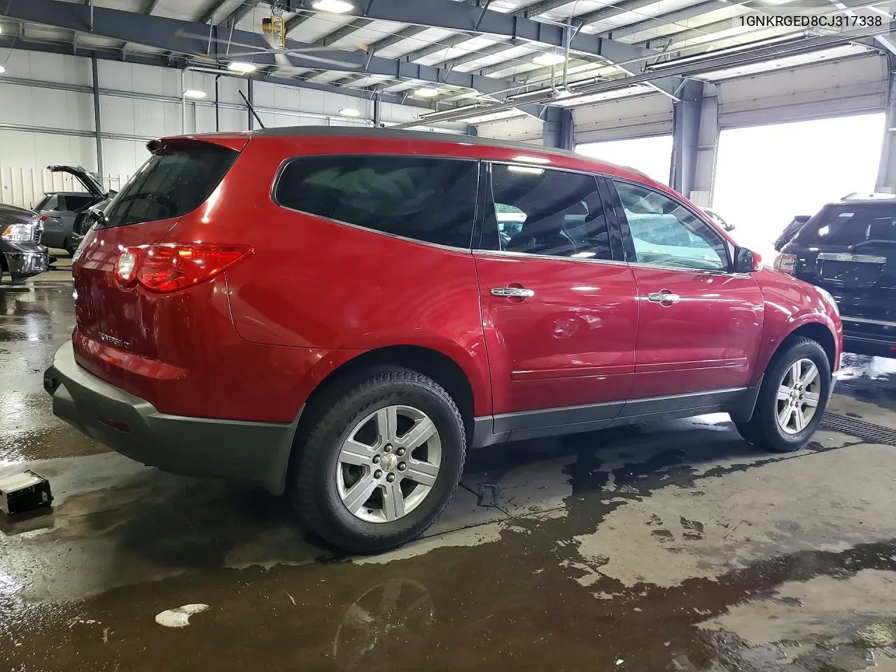 2012 Chevrolet Traverse Lt VIN: 1GNKRGED8CJ317338 Lot: 62038476