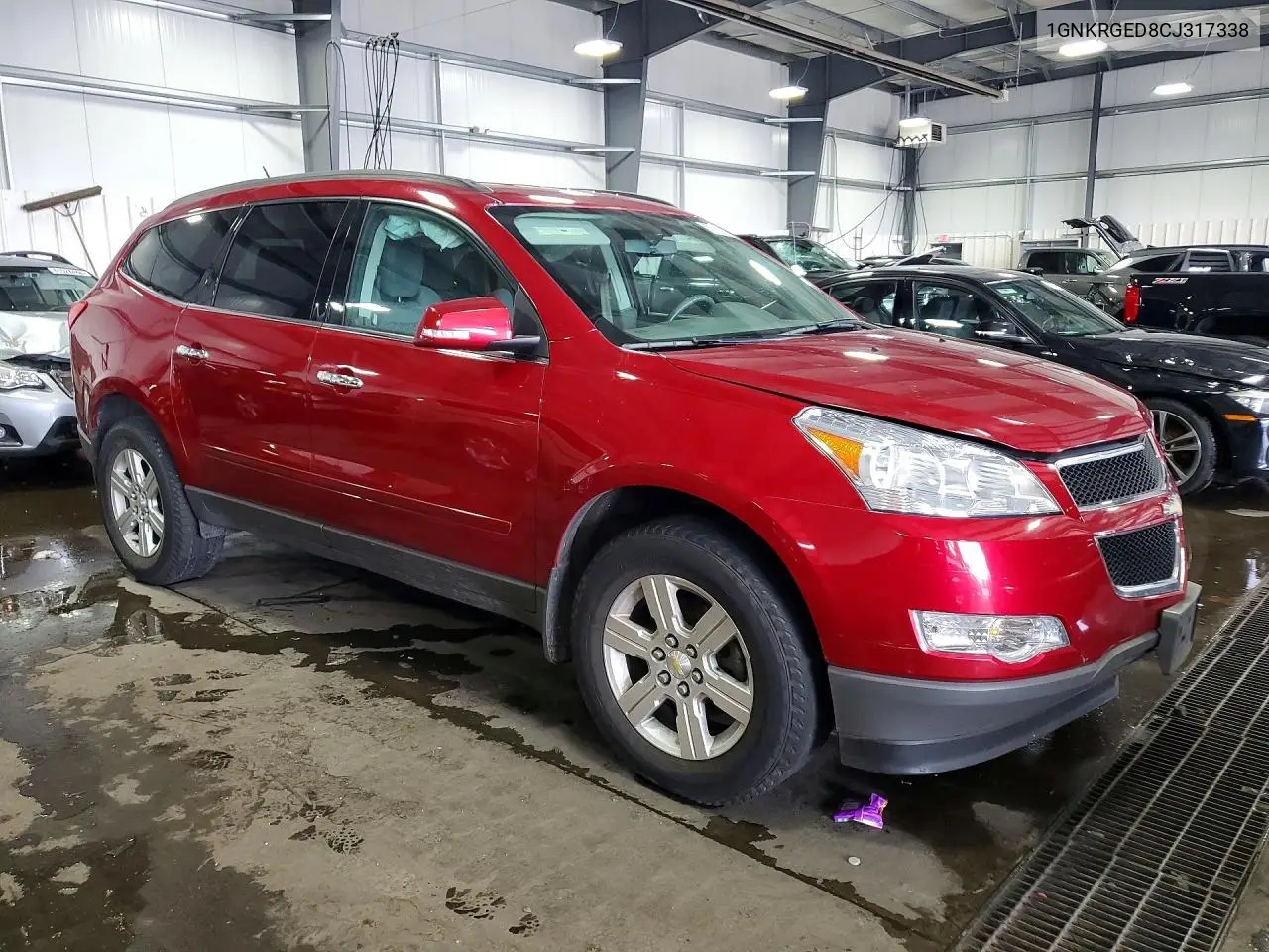 2012 Chevrolet Traverse Lt VIN: 1GNKRGED8CJ317338 Lot: 62038476