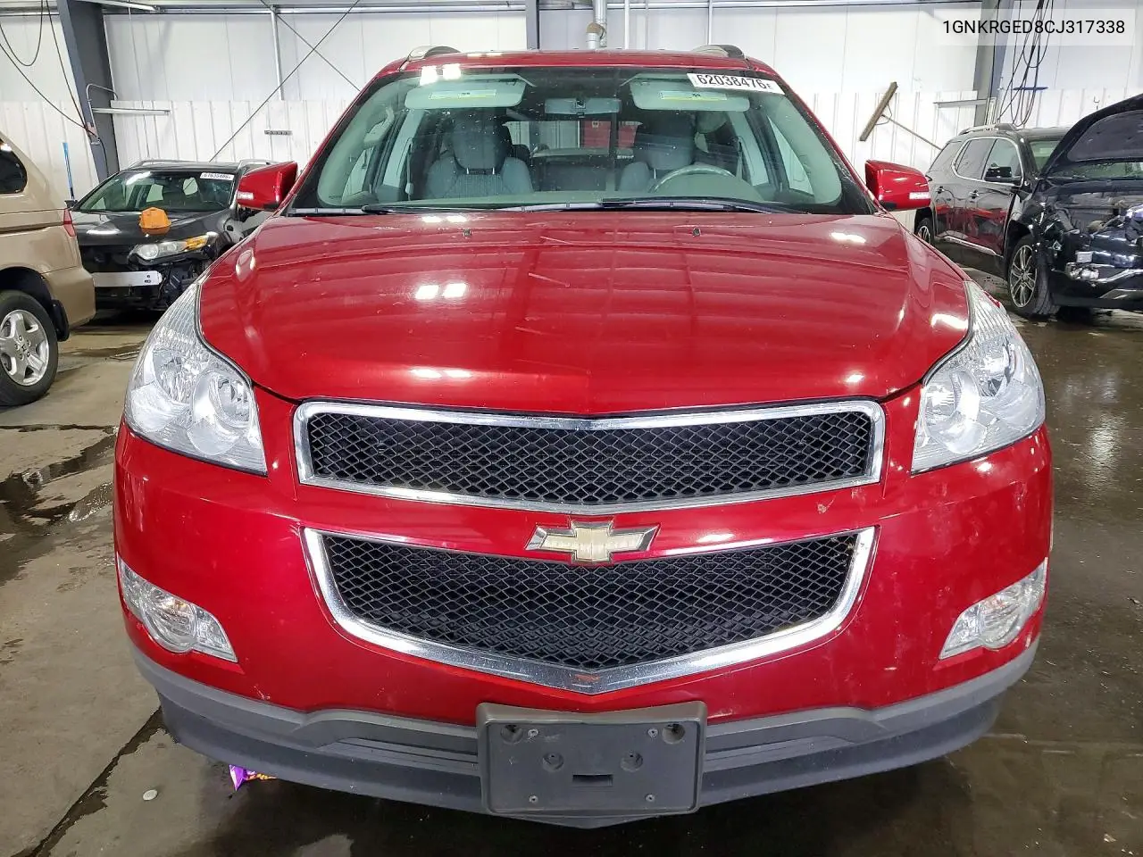 2012 Chevrolet Traverse Lt VIN: 1GNKRGED8CJ317338 Lot: 62038476