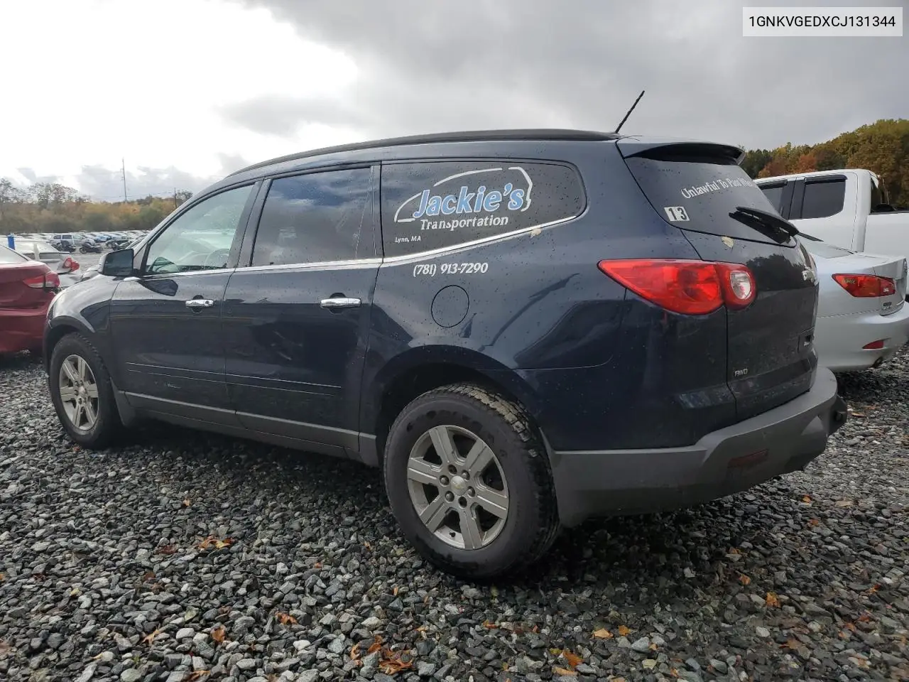1GNKVGEDXCJ131344 2012 Chevrolet Traverse Lt