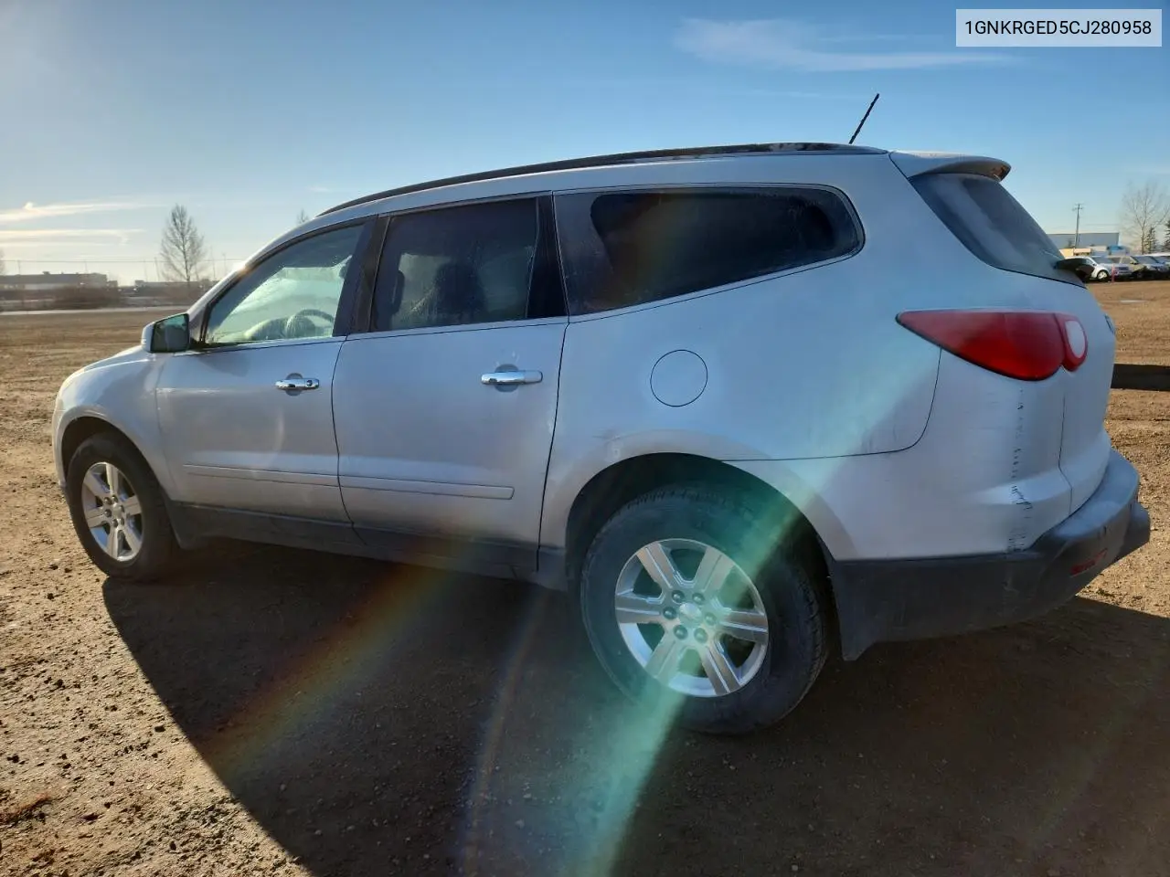 1GNKRGED5CJ280958 2012 Chevrolet Traverse Lt