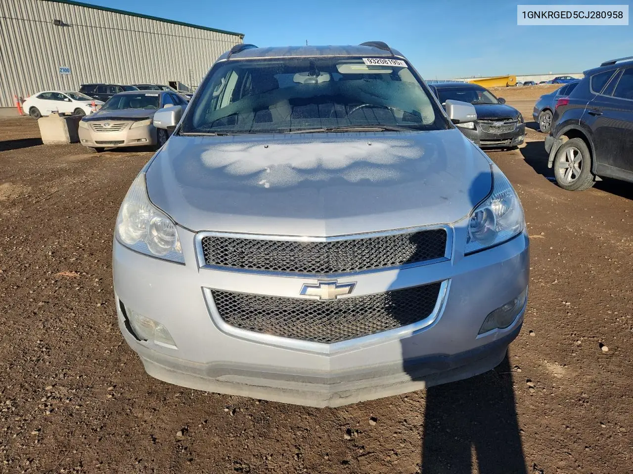 1GNKRGED5CJ280958 2012 Chevrolet Traverse Lt