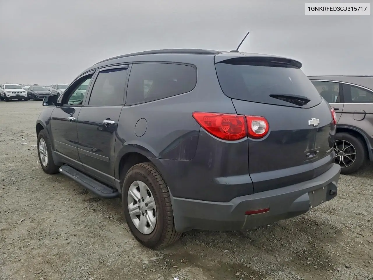 1GNKRFED3CJ315717 2012 Chevrolet Traverse Ls